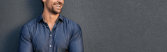 Man smiling