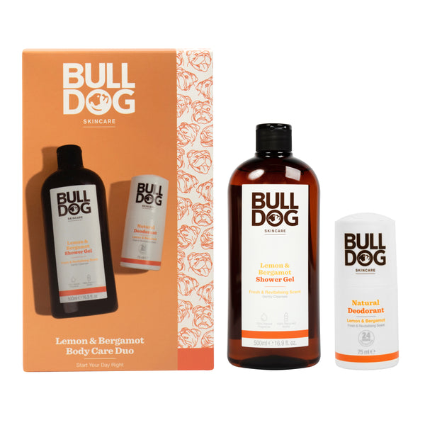 Bulldog Men's Lemon & Bergamot Bodycare Gift Set