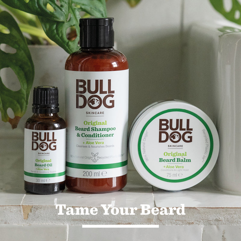 Bulldog Men's Original Beard Shampoo and Conditioner