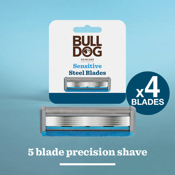 Bulldog Men's Sensitive Steel Blades