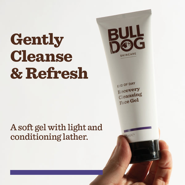 Bulldog Men's End of Day Recovery Cleansing Face Gel