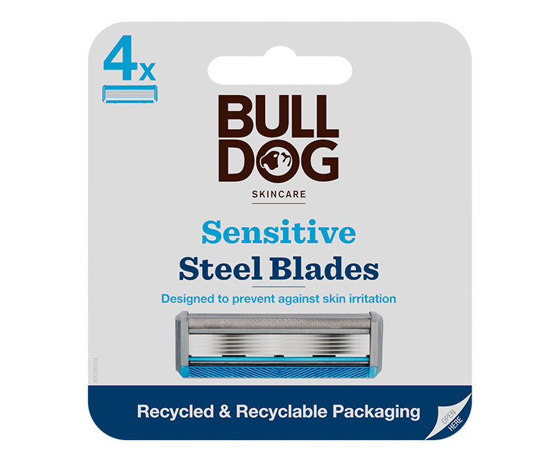 Bulldog Men's Sensitive Steel Blades
